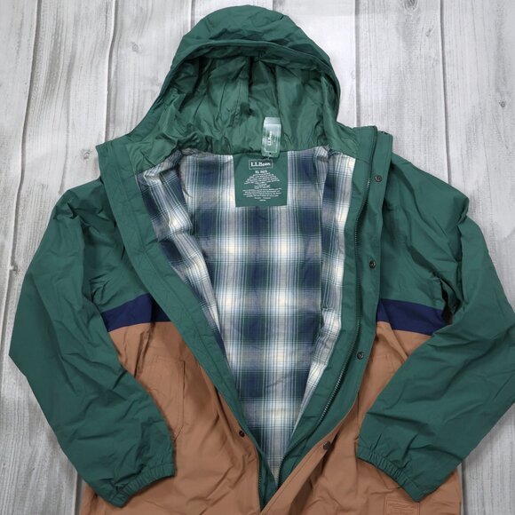 NEW L.L. Bean Men's Mountain Classic Rain Jacket - Picture 4 of 7